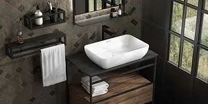 Полка Kerama Marazzi Plaza Next 55 чёрный матовый PL.N.sh.55\BLK, 3