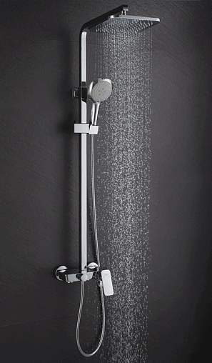 Душевая система со смесителем для ванны D&amp;K Berlin.Freie хром DA1433701A01