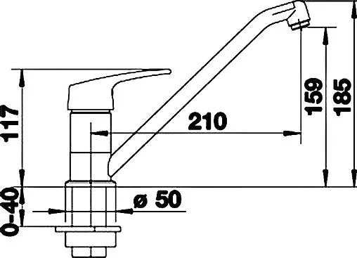 Смеситель для кухни Blanco Wega белый 511110