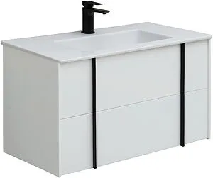 Тумба под умывальник подвесная Allen Brau Reality 90 белый 1.32006.WM Тумба под умывальник подвесная Allen Brau Reality 90 белый 1.32006.WM, 1