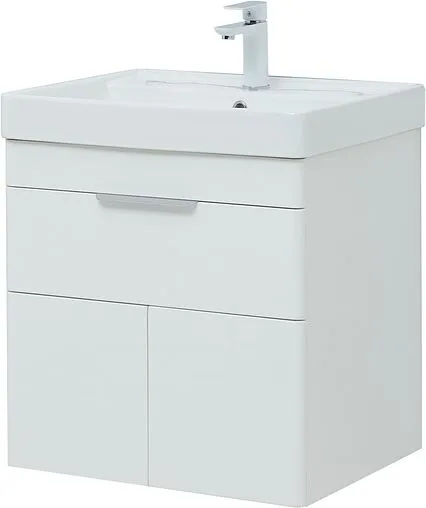 Тумба под умывальник Aquanet Ирис new 60 белый глянец 00310148