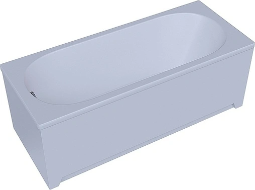 Ванна акриловая Aquatek Оберон 160х70 L с фронтальной панелью, с каркасом (разборный) OBR160-0000026