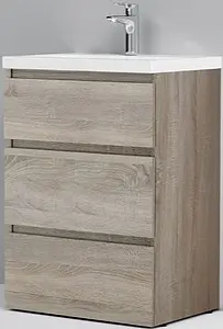 Тумба под умывальник напольная Am.Pm Gem S 60 дуб светлый M91FSX0602OF Тумба под умывальник напольная Am.Pm Gem S 60 дуб светлый M91FSX0602OF, 1