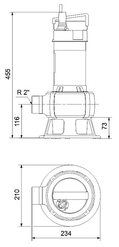 Насос дренажный Q=24м³/ч H=11м Grundfos UNILIFT AP50B.508.1V 96004587