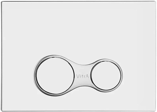 Комплект 5 в 1 VitrA Integra Round Rim-Ex 9856B003-7205 с кнопкой Sirius 740-0480 хром глянцевый