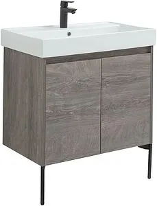 Тумба-умывальник Aquanet Nova Lite 75 дуб рошелье 00298851+00242338 Тумба-умывальник Aquanet Nova Lite 75 дуб рошелье 00298851+00242338, 4