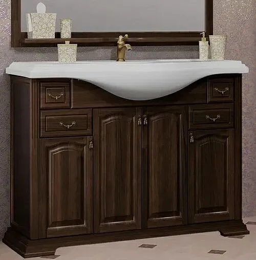 Тумба-умывальник напольный Opadiris Риспекто 120 орех антикварный Z0000009574+4640021060957