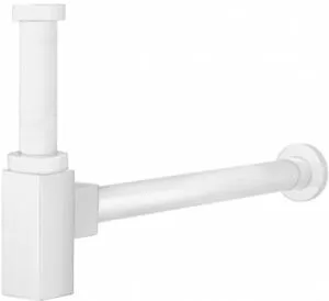 Сифон бутылочный для раковины Cezares белый матовый CZR-B-SMQ-BIO, 1