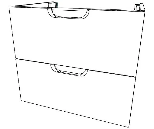 Тумба-умывальник подвесной Домино Dune 60 серый тауп DD2501T+4627173210164