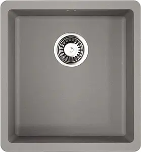 Мойка кухонная Omoikiri Kata 40-U-GR leningrad grey 4993397, 1