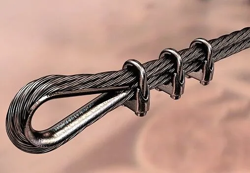 Зажим для троса из нержавеющей стали 2мм Belamos DIN741 DIN2