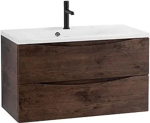 Тумба под умывальник подвесная BelBagno MARINO 100 Rovere Moro MARINO-1000-2C-SO-RW-P, 3