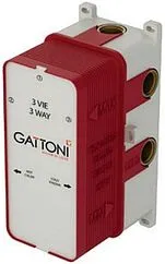 Скрытая часть термостата для 3 потребителей Gattoni GBOX SC0060 Скрытая часть термостата для 3 потребителей Gattoni GBOX SC0060