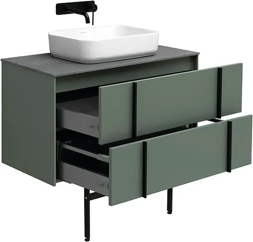 Тумба-умывальник подвесной Allen Brau Reality 90 олива 1.32006.CGM+