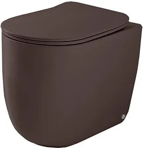 Унитаз приставной безободковый Kerasan Nolita Borgogna matt 531875 Унитаз приставной безободковый Kerasan Nolita Borgogna matt 531875, 1