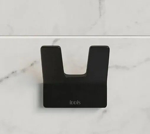 Крючок двойной IDDIS Slide чёрный матовый SLIBS20i41