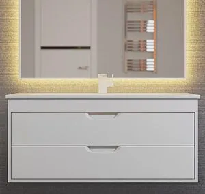 Тумба-умывальник подвесная Uperwood UPD Modul 95 белый глянец 393020561 Тумба-умывальник подвесная Uperwood UPD Modul 95 белый глянец 393020561, 1