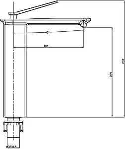 Смеситель для раковины Timo Halti хром Halti 4111/00F, 2