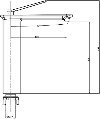 Смеситель для раковины Timo Halti хром Halti 4111/00F