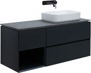 Тумба под умывальник подвесная Allen Brau Infinity 120 R антрацит 1.21007.AM Тумба под умывальник подвесная Allen Brau Infinity 120 R антрацит 1.21007.AM, 1