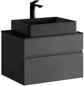 Тумба под умывальник подвесная Raval Decent 60 антрацит Dec.01.60/A/RL, 3