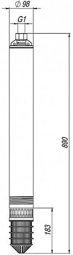 Насос скважинный центробежный 4&quot; Джилекс Водомет 55/90 5590