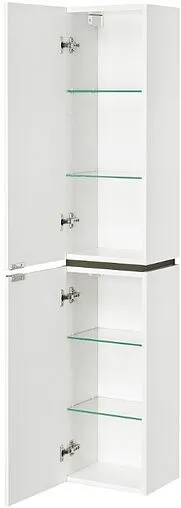 Шкаф-пенал подвесной Aquaton Скай PRO 30 белый глянец 1A238603SY01L