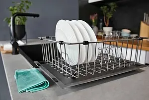 Корзина для сушки Omoikiri CO-03-GM вороненая сталь 4999015 Корзина для сушки Omoikiri CO-03-GM вороненая сталь 4999015, 2