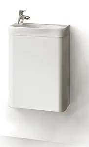 Тумба-умывальник подвесная Raval Bionica 40 белый Bio.01.40/P/W+Bio.08.40/W Тумба-умывальник подвесная Raval Bionica 40 белый Bio.01.40/P/W+Bio.08.40/W, 3