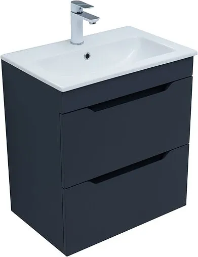 Тумба под умывальник Aquanet Практика 60 маренго 00330458