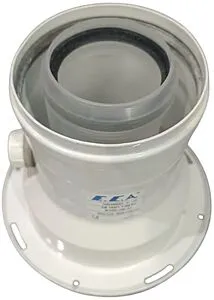 Адаптер стартовый коаксиальный Ø 60/100мм (PP) E.C.A. 7006990064, 2