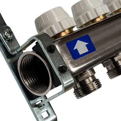 Группа коллекторная без расходомеров 10 отводов 1&quot;в/в x ¾&quot;ек Stout SMS-0932-000010