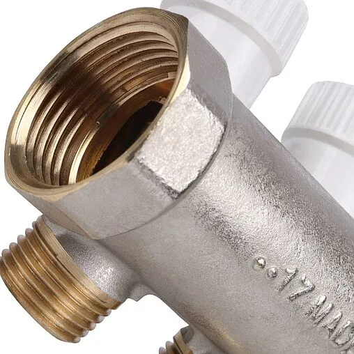 Коллектор регулирующий проходной 3 отвода 1&quot;в/н x ½&quot;к Stout SMB 6851 011203