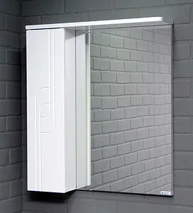 Шкаф-зеркало Айсберг Лилия 60 L белый DA2008HZ, 5