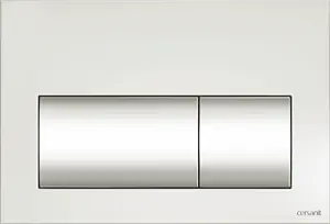 Клавиша смыва для унитаза Cersanit Presto P-BU-PRE/Wh белый глянцевый Клавиша смыва для унитаза Cersanit Presto P-BU-PRE/Wh белый глянцевый, 1