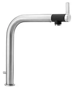 Смеситель для кухни Blanco Vonda нержавеющая сталь/чёрный 518437 Смеситель для кухни Blanco Vonda нержавеющая сталь/чёрный 518437, 1