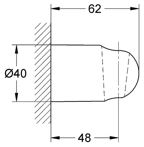 Держатель ручного душа Grohe Relexa Plus хром 28605000