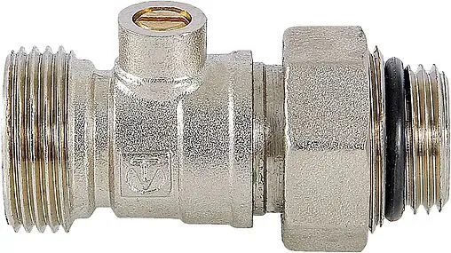 Вентиль для нижнего подключения запорный прямой ¾"ек x ¾"ек (½"н) Valtec VT.345R.N.05