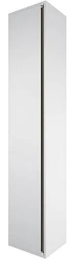 Шкаф-пенал подвесной Allen Brau Activity 35 L с подсветкой белый/чёрный браш 1.34002.WM