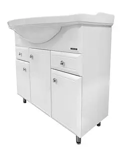 Тумба-умывальник напольная Comforty Сочи 100 белый 00004134582CF, 4