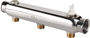 Коллектор распределительный проходной 2 отвода 1&quot;в/в x ½&quot;н Valtec VTc.510.SS.060402, 1