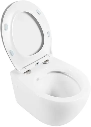 Комплект 5 в 1 BelBagno Prospero BB507B/BB2020SC/BB002-80/BB005-PR-CHROME с кнопкой хром глянцевый