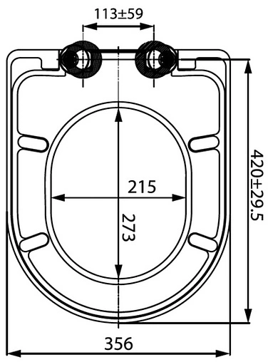 Крышка-сиденье для унитаза с микролифтом IDDIS DP Seat Cover 001 белый 001DPSEi31