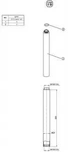 Удлинение к штанге Bravat Opal хром P75158CP Удлинение к штанге Bravat Opal хром P75158CP, 2