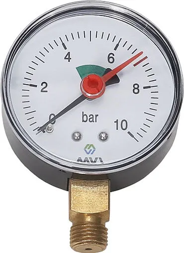 Манометр радиальный MVI 63мм 16 бар ¼&quot; RM.6310.03