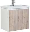 Тумба-умывальник Aquanet Клио 70 дуб кантри/белый 00195721+00187813