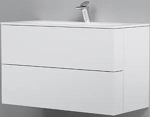 Тумба-умывальник подвесная Am.Pm Spirit 2.0 100 белый M70AFHX1002WG+M70AWCC1002WG, 1