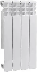 Радиатор алюминиевый 4 секции Konner LUX 500/80 6128654 Радиатор алюминиевый 4 секции Konner LUX 500/80 6128654, 1