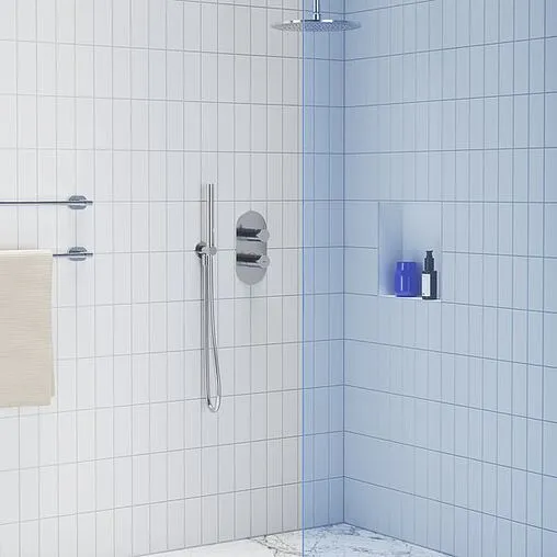 Термостат для 2 потребителей Ravak Espirit хром X070206 Термостат для 2 потребителей Ravak Espirit хром X070206