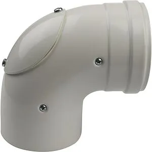 Колено для дымохода Ø 60/100мм ∠ 90° с ревизией Arderia 2601210, 1